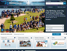 Tablet Screenshot of citywindsor.ca